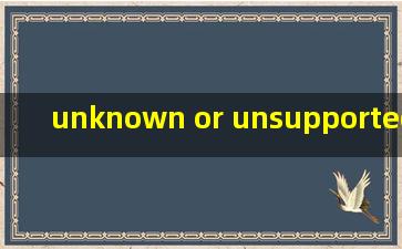 unknown or unsupported command 'install'